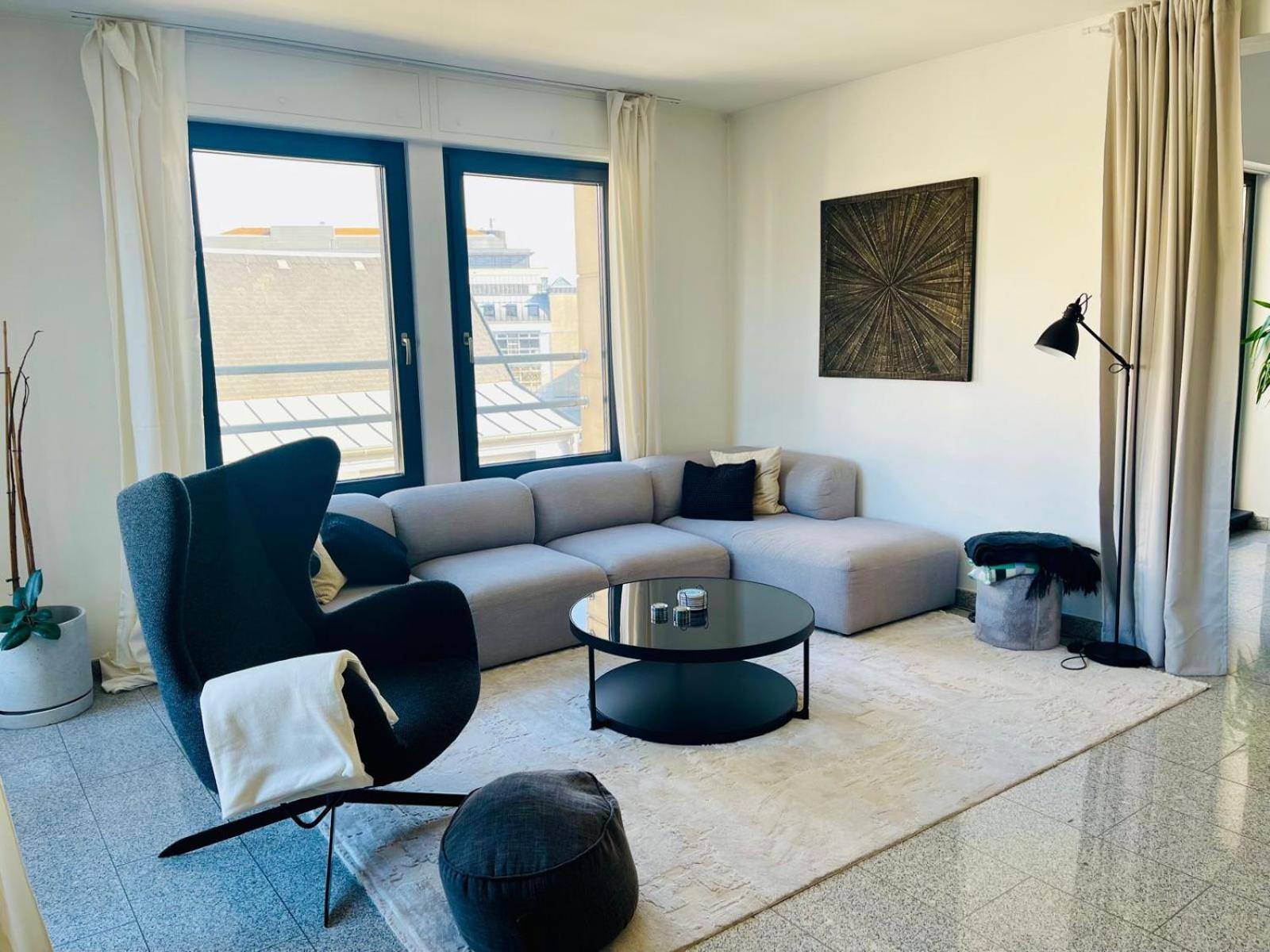 Апартаменти Lux Penthouse - Office, Terrace, Gym & Parking Люксембург Екстер'єр фото